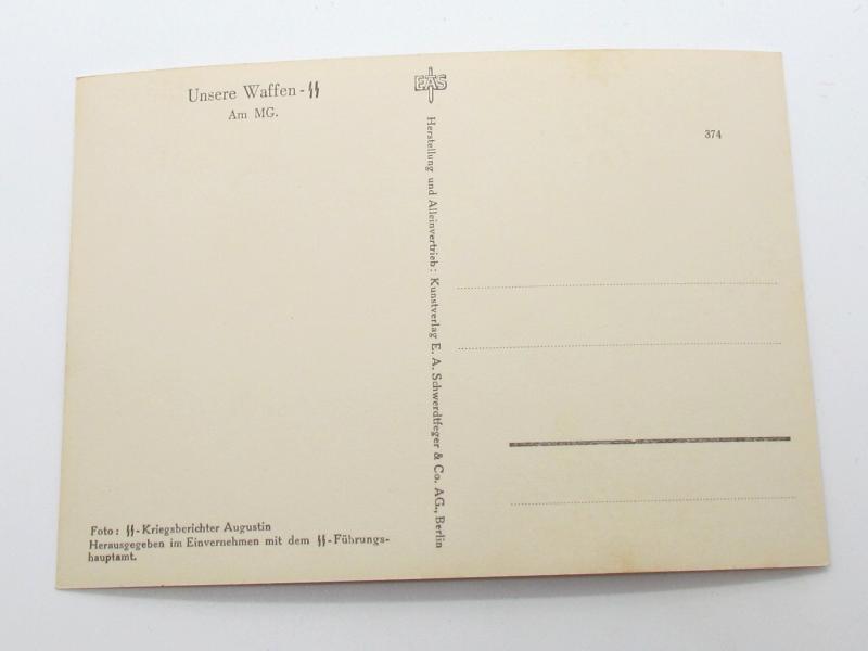Postcard : Unsere Waffen-SS