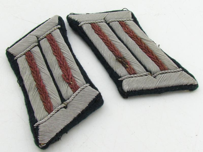 Wehrmacht Officer Collar Tabs – Military Administration/Justice