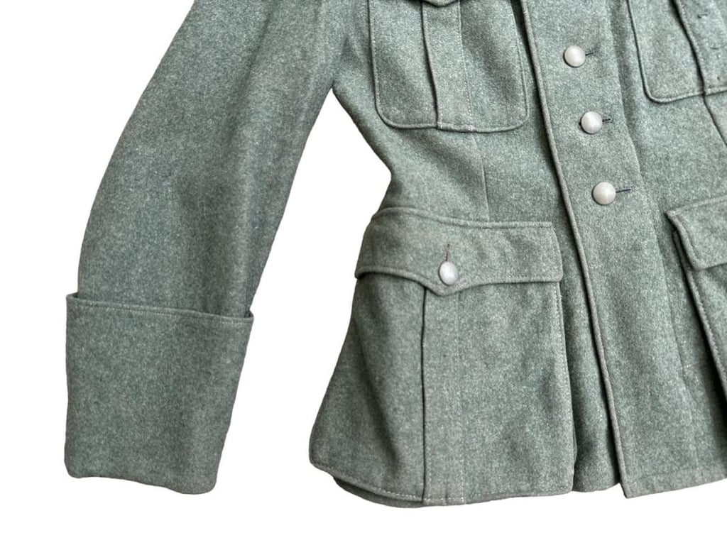 Wehrmacht M36 Officer ( Major ) Panzerzug ( Armoured train ) Tunic with insignia