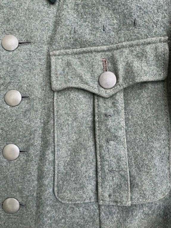 Wehrmacht M36 Officer ( Major ) Panzerzug ( Armoured train ) Tunic with insignia