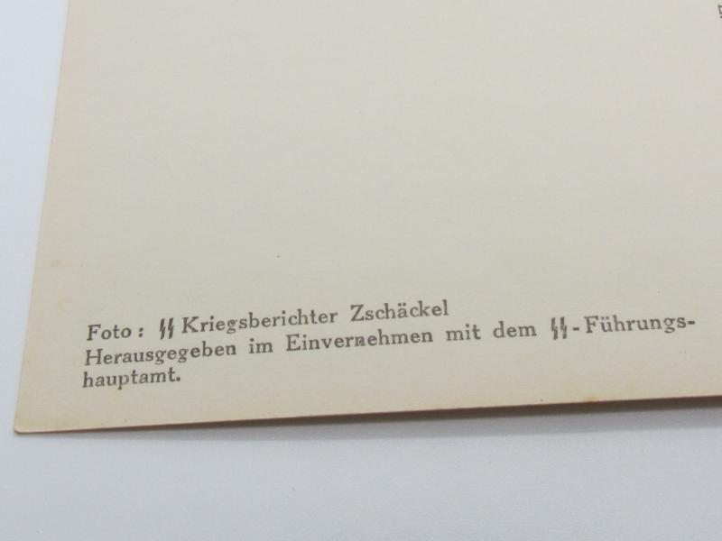 Postcard : Unsere Waffen-SS