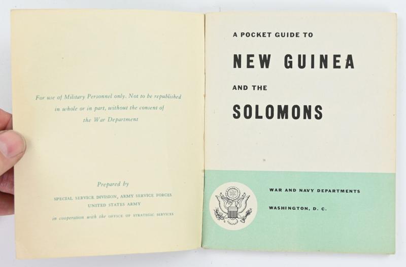 US WW2 Pocketguide to New Guinea