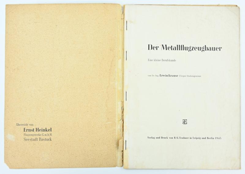German Third Reich Era Magazine Firma Heinkel