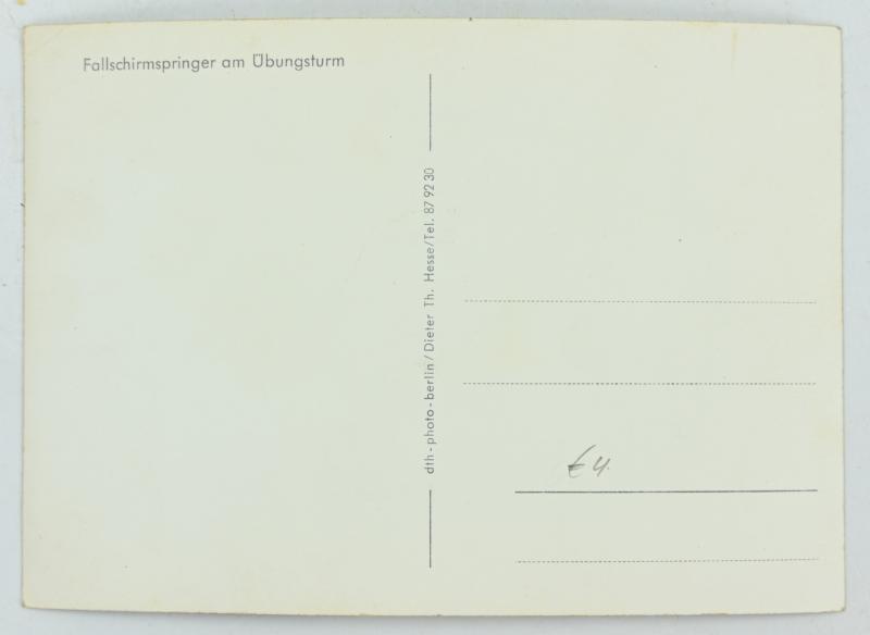 German LW FSJ Picture Postcard