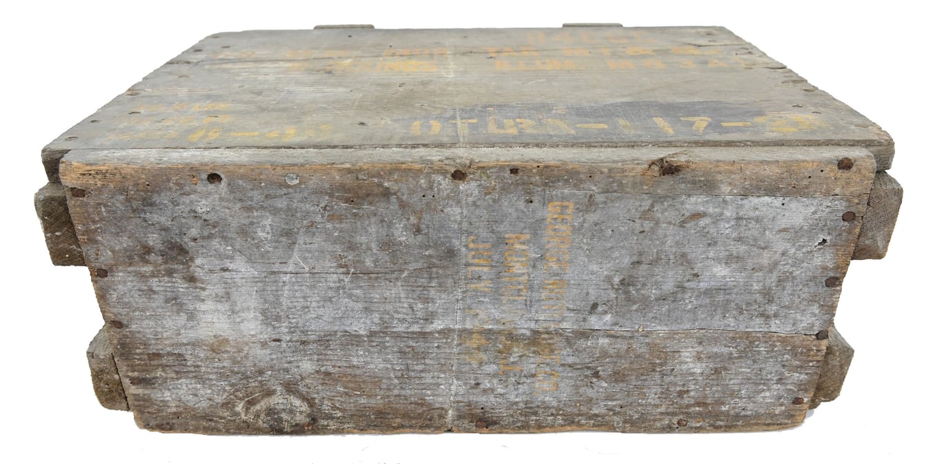 US WW2 60mm Mortar Rounds Ammo Box