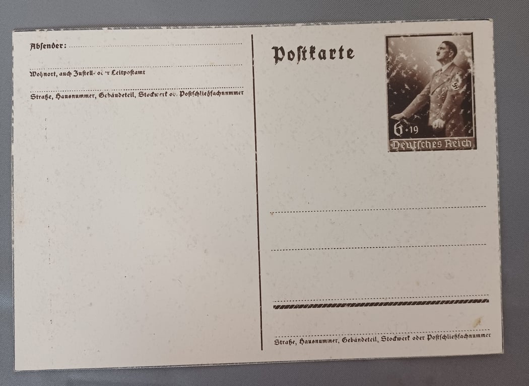Iron cross second class EK2 postcard