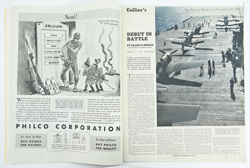 US WW2 Magazine Collier's 1943