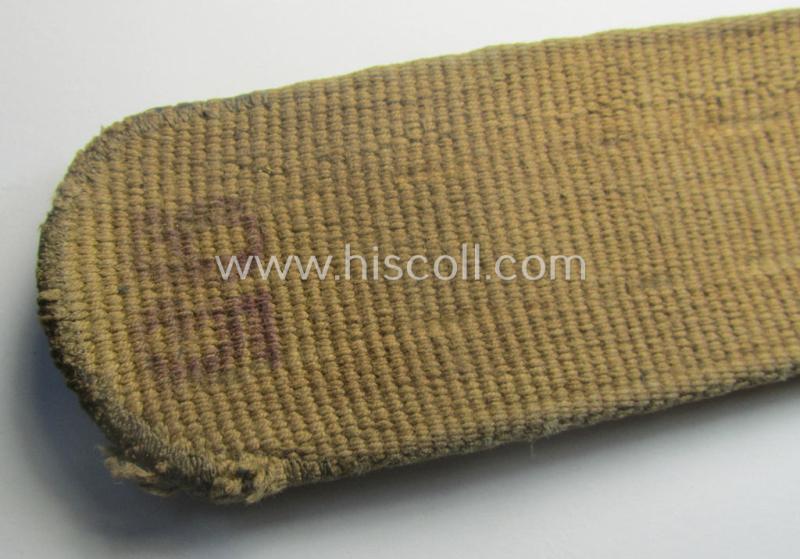 WH (Heeres ie. LW etc.) 'tropical-issued'- belt (ie. 'Koppelriemen') being a 95 cms.-sized example that comes in a moderately used condition