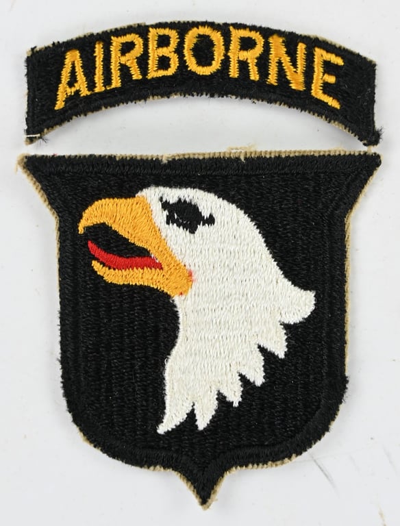 US WW2 101st Airborne Division SSI - Type 2