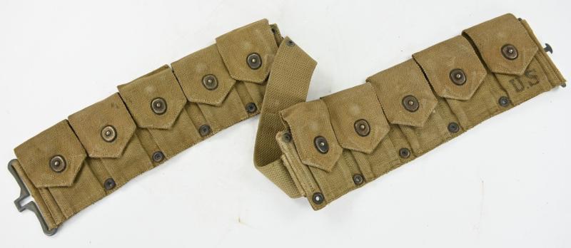 US WW2 M1 Garand Ammo Belt 1943