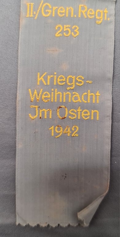 II./Gren.Regt.253 Christmas Book Mark? Bow?