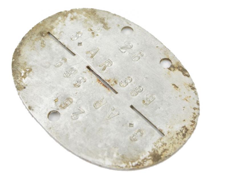 German WH A.R.389 Dog-Tag