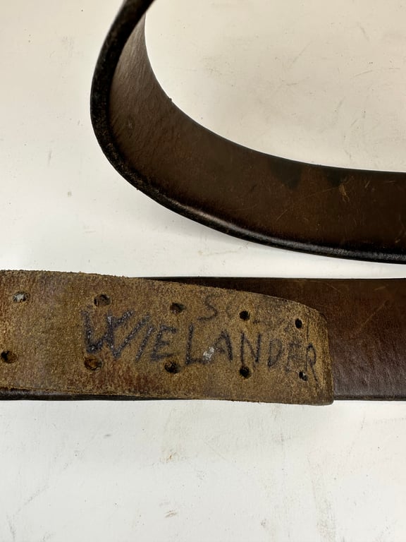 WW2 German leather belt "102"cm