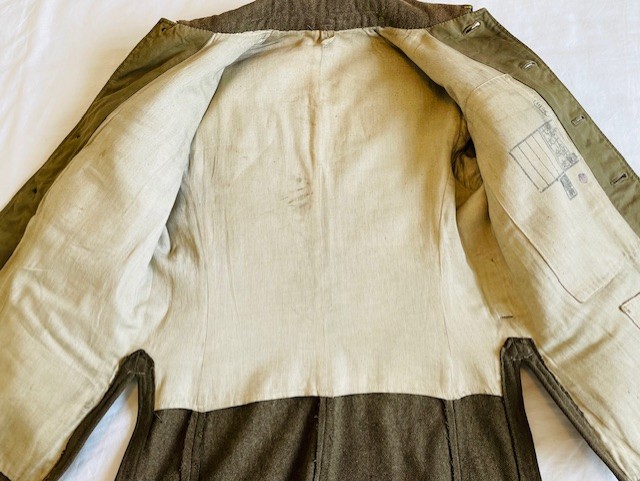 WONDERFUL ORIGINAL WWII JAP OTHER RANKS 4 POCKET TUNIC RANK OF PRT.