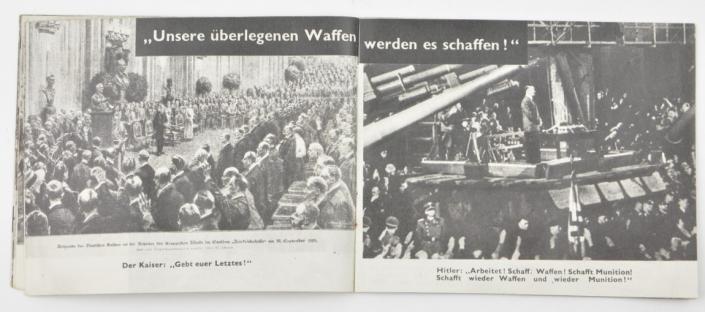 Allied WW2 Droppingsflyer 'Illustrierte Geschichte 2e Weltkrieg'