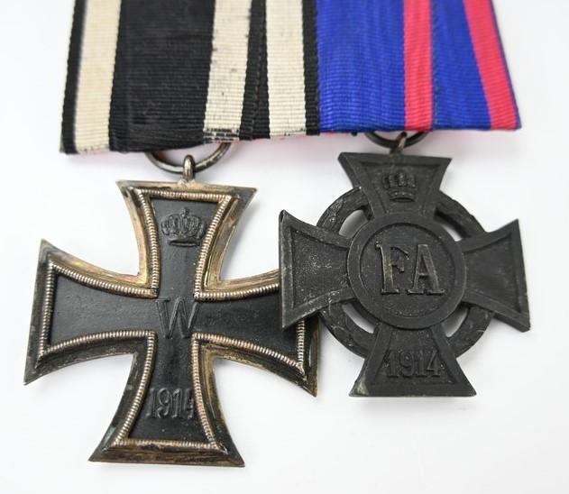German WW1 Medal Bar
