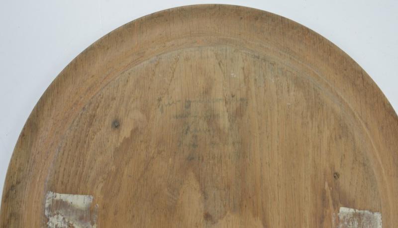 German WH Remembrance Plate 'Pioneer Karl Hoffing'