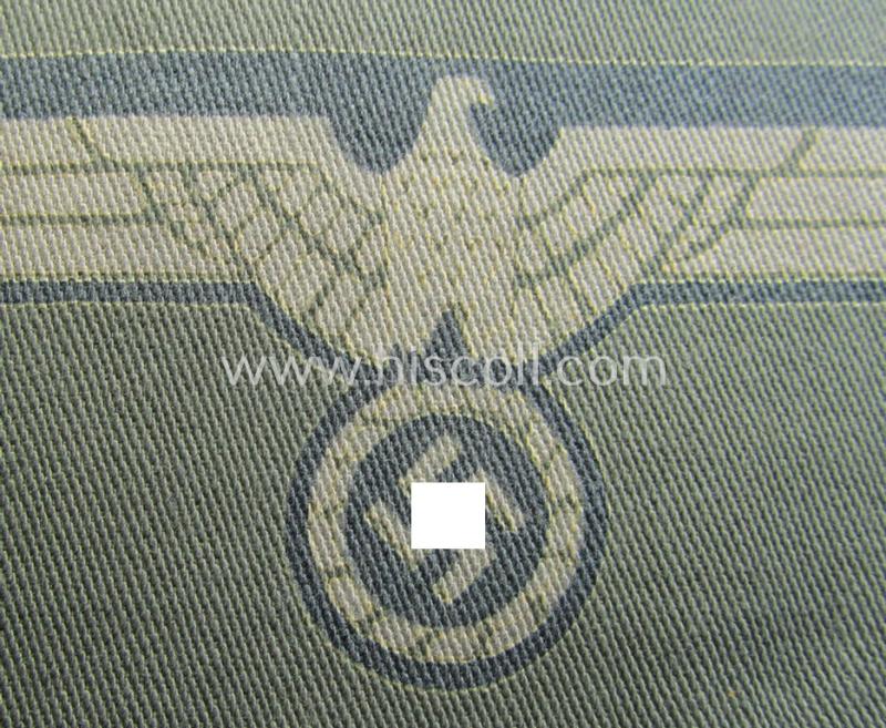 Attractive - and actually rarely seen! - WH (Heeres) breasteagle (ie. 'Brustadler für Mannschaften u. Unteroffiziere des Heeres') being of the 'last-ditch'- (ie. later-war-period-) and/or entirely 'printed'-pattern