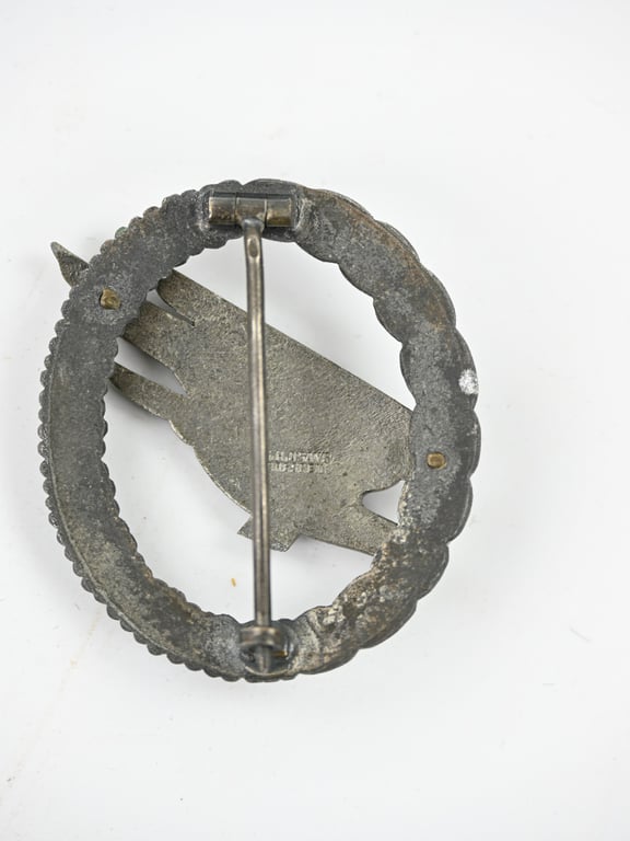 German LW FSJ Paratrooper Badge (Denazified)