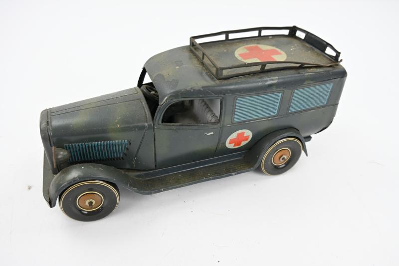 German WW2 Tippco Haußer Tinplate Wehrmacht Ambulance