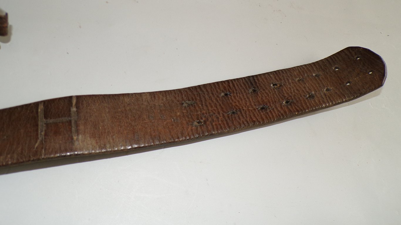 M40 Combat Leather Belt - 100cm