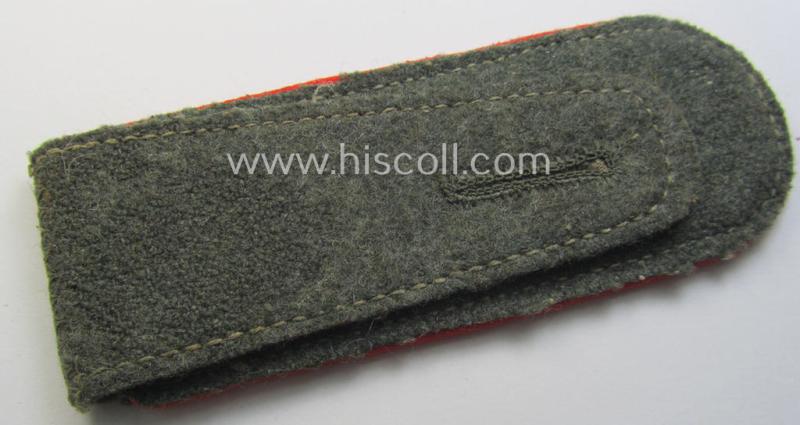 Single, early- (ie. mid-war-)period WH (Heeres) so-called: 'M41 o. 43'-pattern, EM-type shoulderstrap as was intended for - and with certainty worn by! - a: 'Soldat eines (Sturm)Artillerie Abts. o. Rgts.'