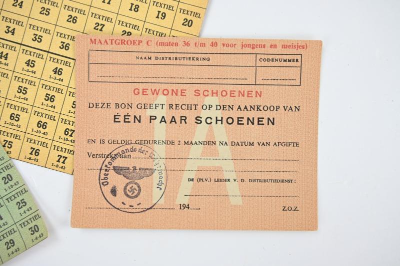 Dutch WW2 Coupons Set