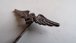Rare Luftwaffe Civilian 800 Silver Lapel Pin