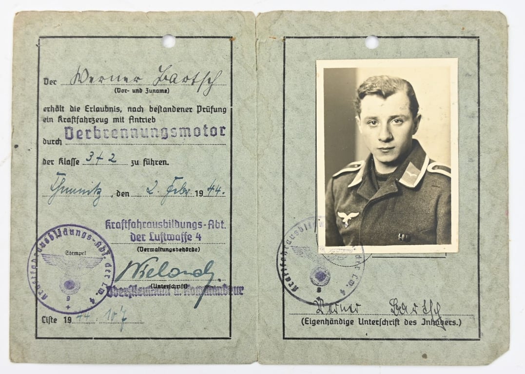 German WH Driver License