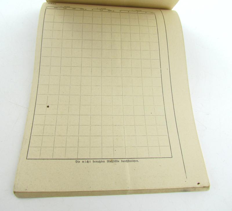 German mapcase notebook ( Melde-Block )