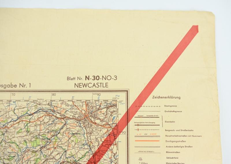 German WH /Allied RoadMap Newcastle /Frankfurt