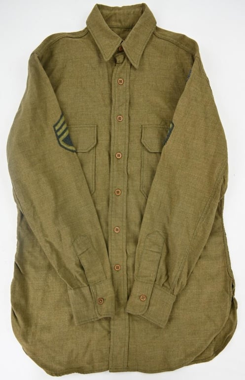 US WW2 Wool Shirt 6th Service Command