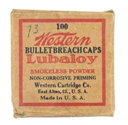 US WW2 Period Vintage Western Bullet Breach caps...