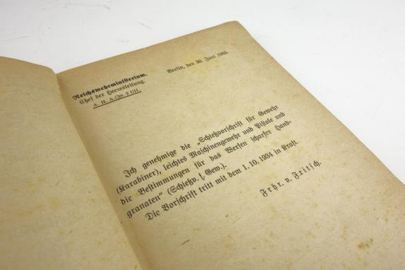 German DV Shooting instruction manual