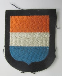 Dutch, Waffen-SS 'volunteer' arm-shield as was specifically intended...