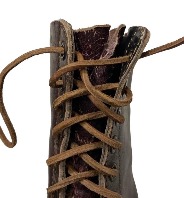 2nd Model Fallschirmjäger Jumpboots in Brown (!) Leather