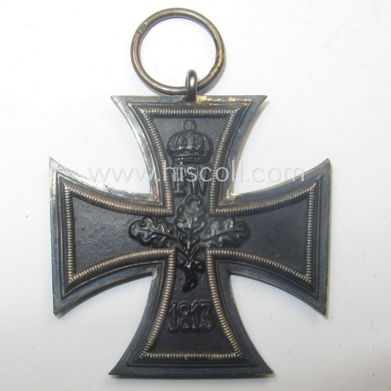 WWI-period: 'Eisernes Kreuz II. Klasse' being a typical maker- (ie. 'E.'- or evt. 'F.'-) marked example