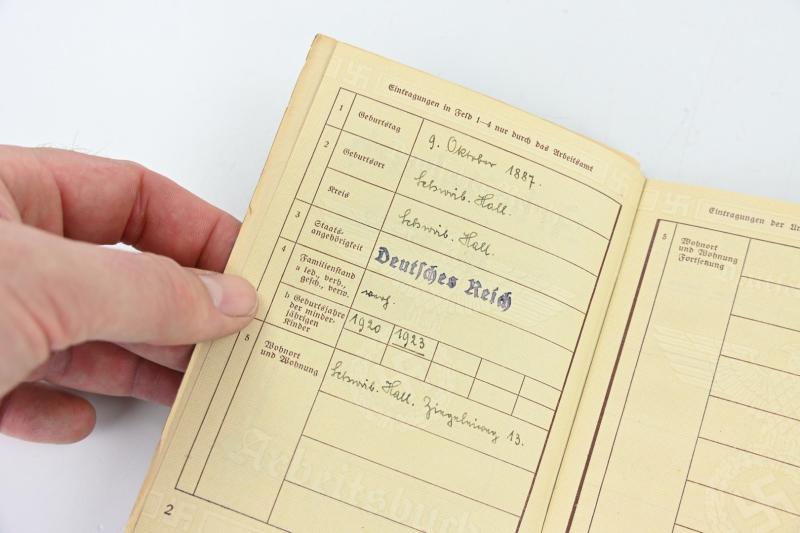German Third Reich Workerspass