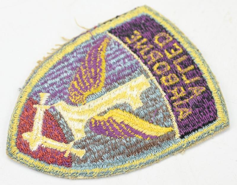 US WW2 1st Allied Airborne Army Purple Back Patch