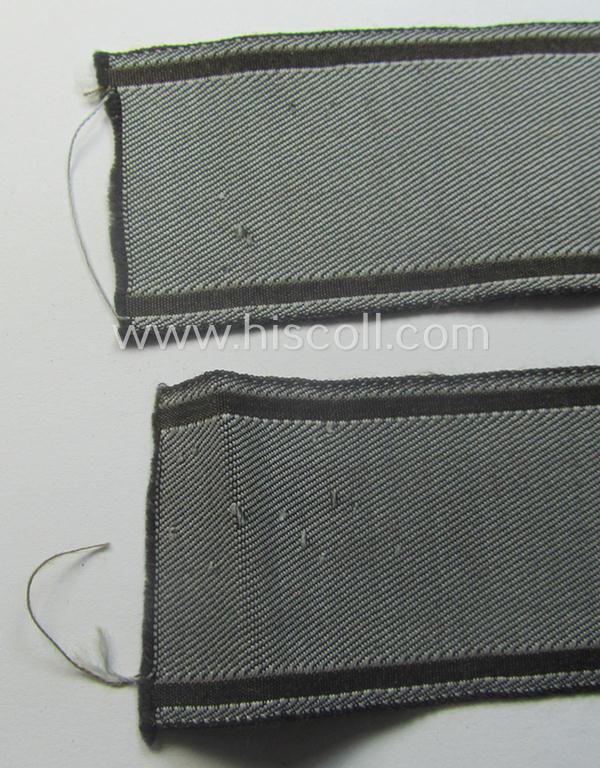 Hardly ie. never worn example of a WH (Heeres) cuff-title ie. armband (ie. 'Ärmelstreifen') entitled: 'Feldgendarmerie' (being a typical 'BeVo'-woven example)