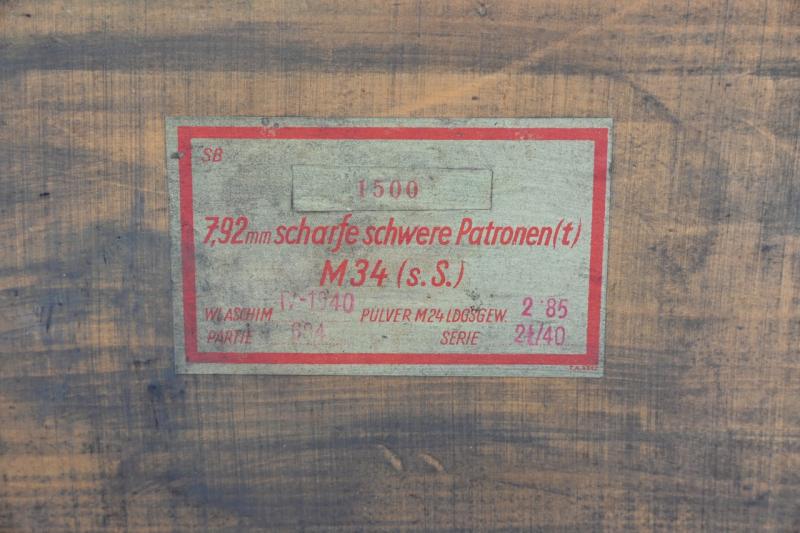 German WH 'Luftdichten Patronenkasten B' Ammunition box