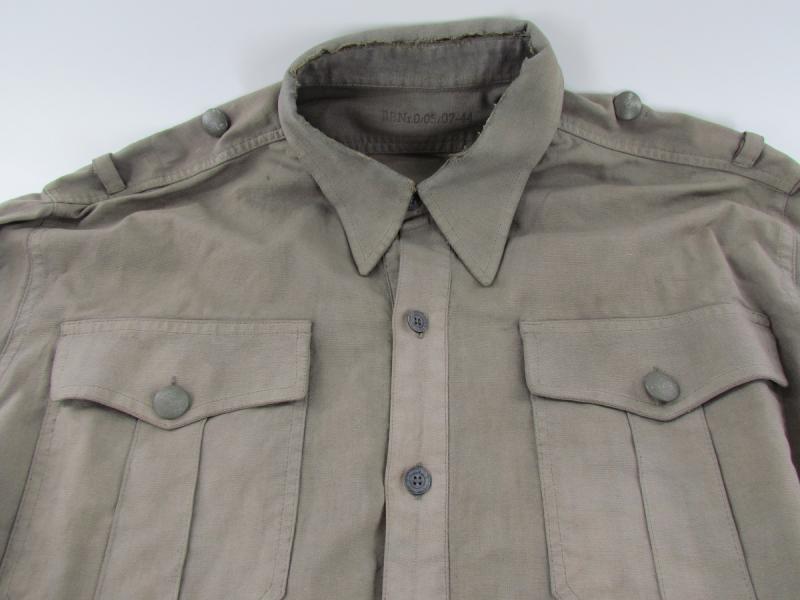 WH/SS Service Shirt With Shoulder Loops RB Numbered 1944