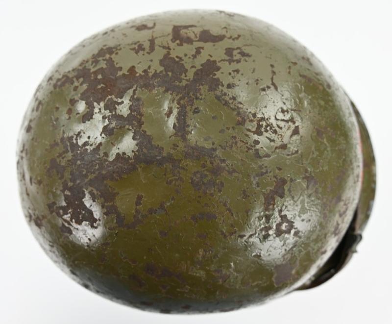 USN WW2 M1 5th Army Shore Patrol Helmet