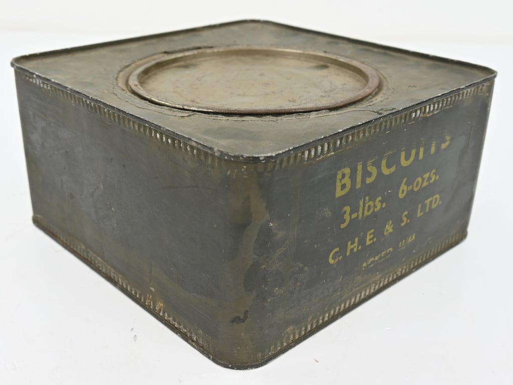 British WW2 Ration Box of Biscuits 1944