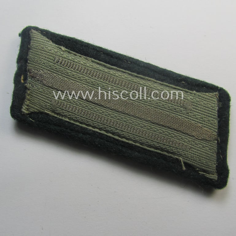 Truly used pair of WH (Heeres) 'standard-issue'-pattern WH (Heeres) collar-tabs (or: 'Einheitskragenspiegel') being of the 'generic-pattern'
