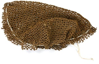 US WW2 British Made Brown M1 Helmet Net