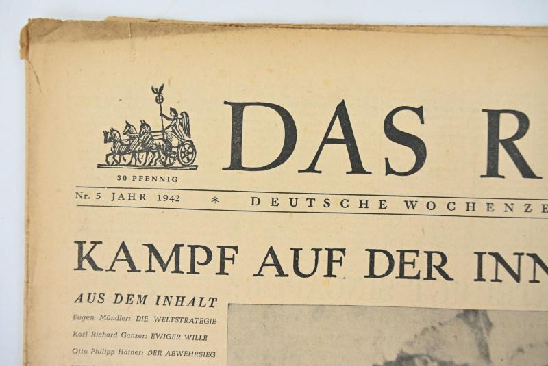 German Newspaper “Das Reich” 1 February 1942