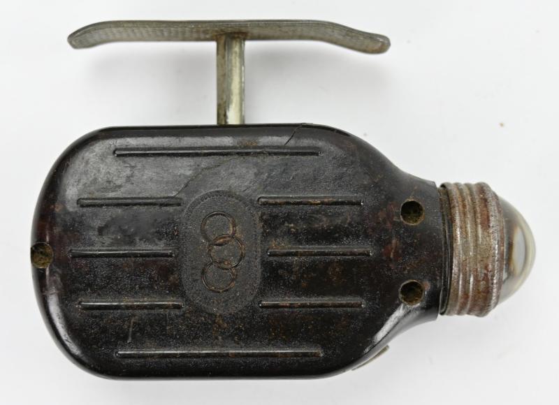 German WH Bakelite Pump Flashlight