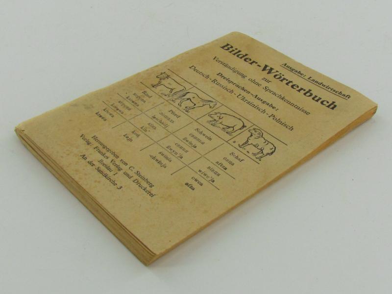 German Picture dictionary for communication without language skills