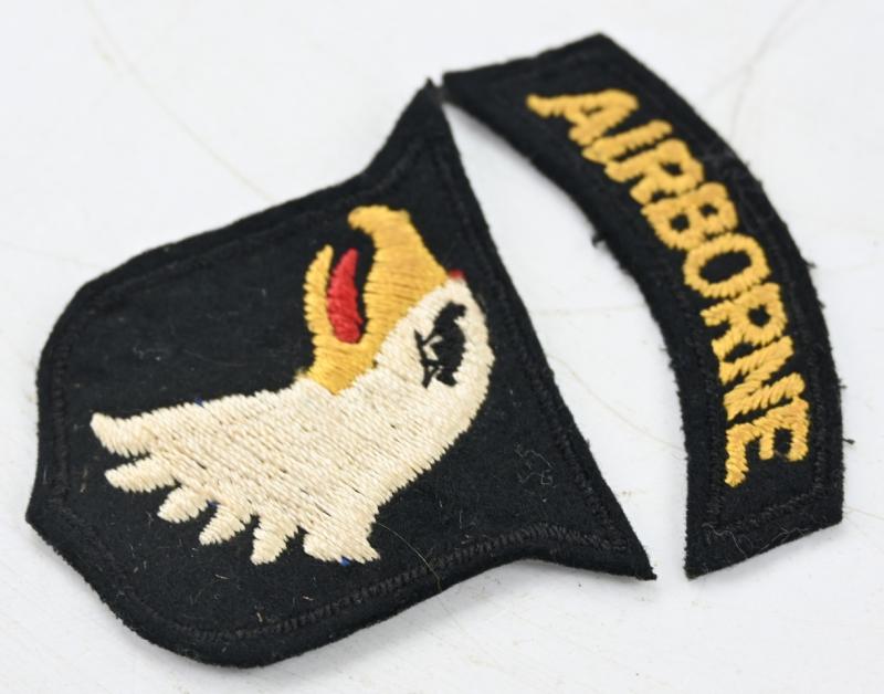 US WW2 101st Airborne Division SSI British Made